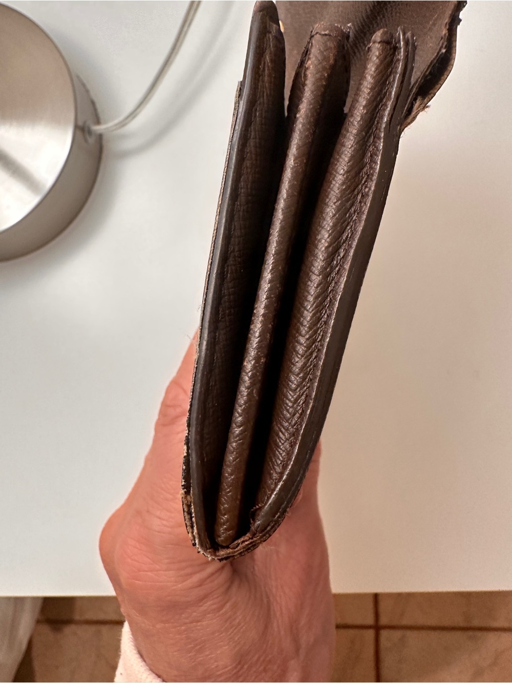 Louis Vuitton Damier Ebene Brown Checkered Continental Wallet - Picture 7 of 11